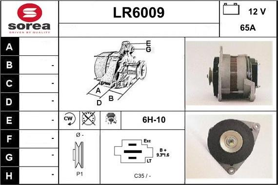 Sera LR6009 - Генератор vvparts.bg