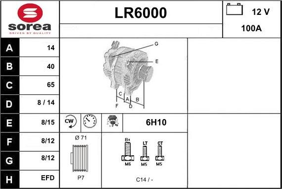 Sera LR6000 - Генератор vvparts.bg