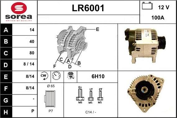 Sera LR6001 - Генератор vvparts.bg