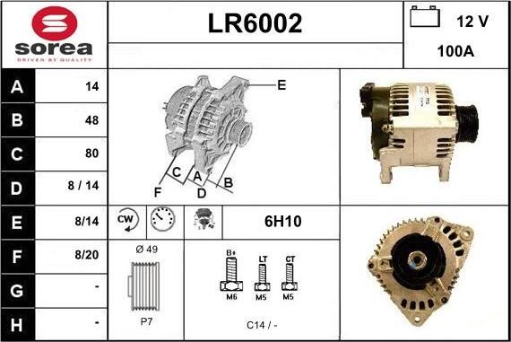 Sera LR6002 - Генератор vvparts.bg