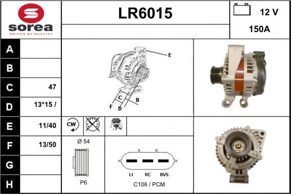 Sera LR6015 - Генератор vvparts.bg