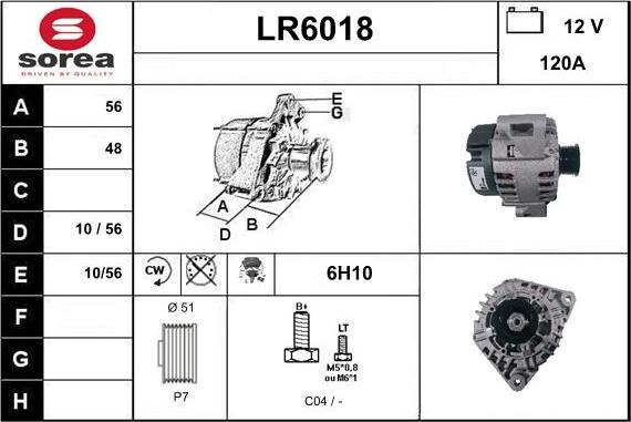 Sera LR6018 - Генератор vvparts.bg