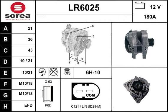 Sera LR6025 - Генератор vvparts.bg