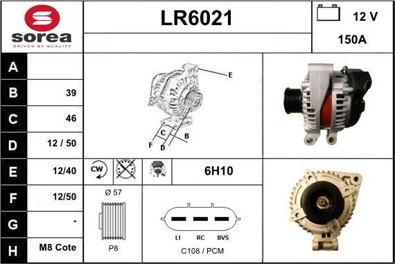 Sera LR6021 - Генератор vvparts.bg