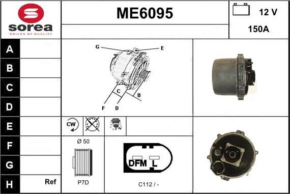 Sera ME6095 - Генератор vvparts.bg