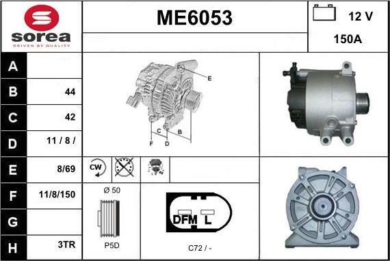 Sera ME6053 - Генератор vvparts.bg