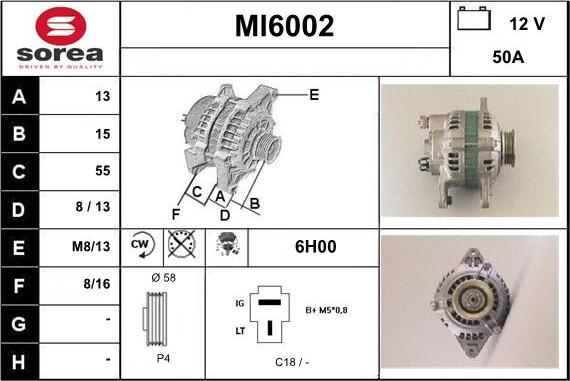 Sera MI6002 - Генератор vvparts.bg