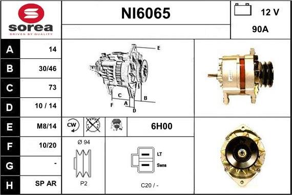 Sera NI6065 - Генератор vvparts.bg