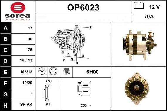 Sera OP6023 - Генератор vvparts.bg