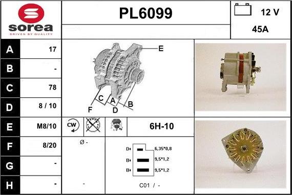 Sera PL6099 - Генератор vvparts.bg