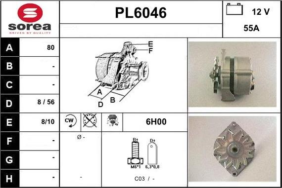 Sera PL6046 - Генератор vvparts.bg