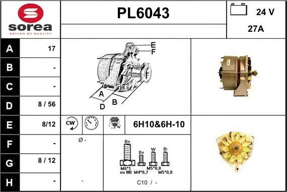 Sera PL6043 - Генератор vvparts.bg