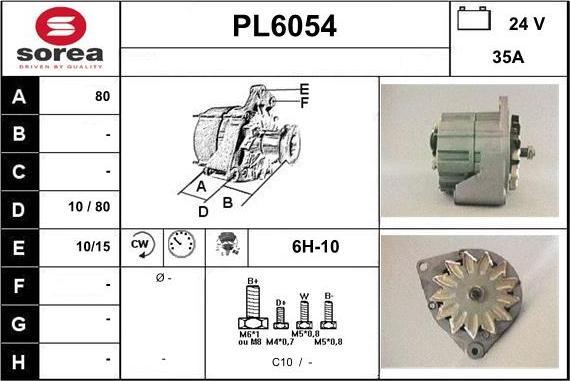 Sera PL6054 - Генератор vvparts.bg