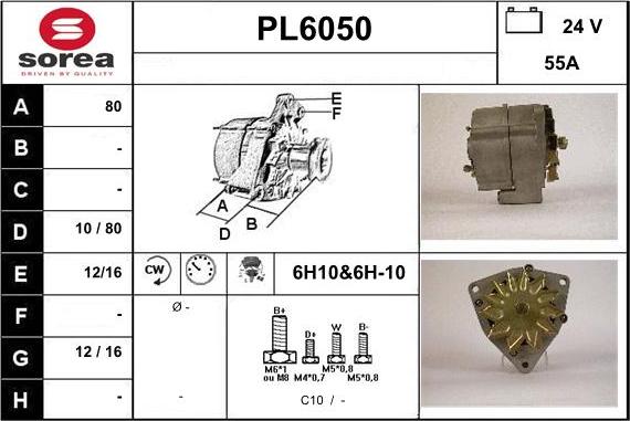 Sera PL6050 - Генератор vvparts.bg