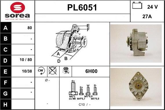 Sera PL6051 - Генератор vvparts.bg