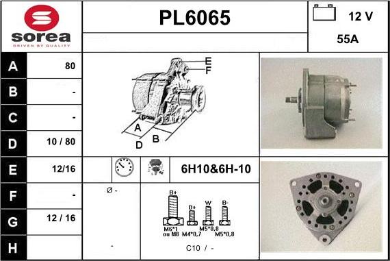 Sera PL6065 - Генератор vvparts.bg