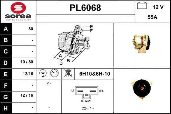 Sera PL6068 - Генератор vvparts.bg