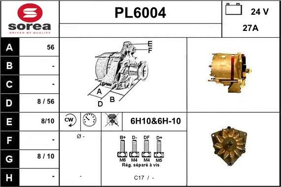 Sera PL6004 - Генератор vvparts.bg