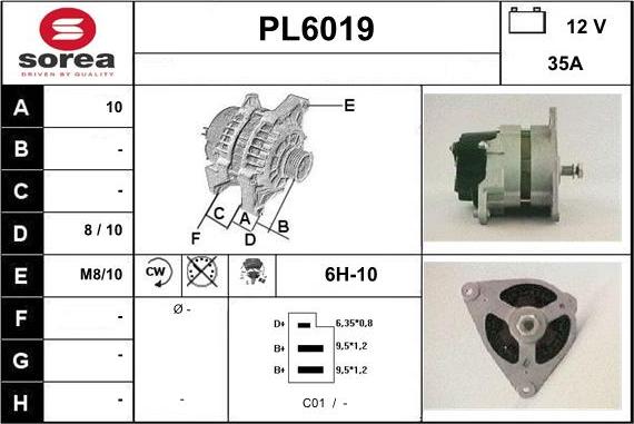 Sera PL6019 - Генератор vvparts.bg