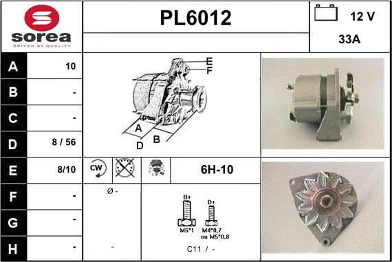 Sera PL6012 - Генератор vvparts.bg