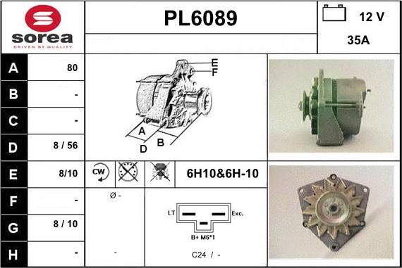 Sera PL6089 - Генератор vvparts.bg