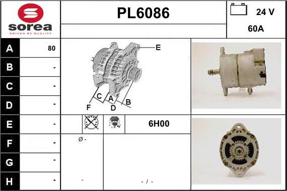 Sera PL6086 - Генератор vvparts.bg