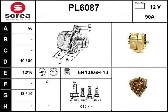 Sera PL6087 - Генератор vvparts.bg