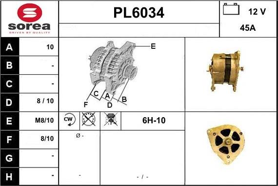 Sera PL6034 - Генератор vvparts.bg