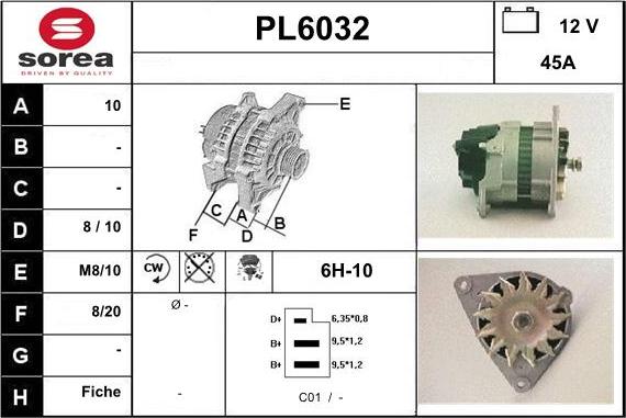 Sera PL6032 - Генератор vvparts.bg