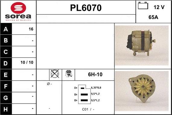 Sera PL6070 - Генератор vvparts.bg