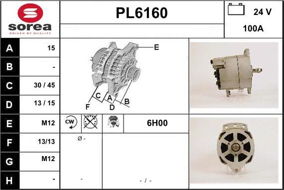 Sera PL6160 - Генератор vvparts.bg