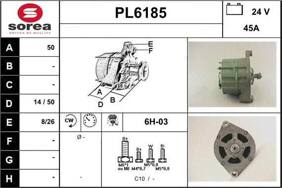 Sera PL6185 - Генератор vvparts.bg