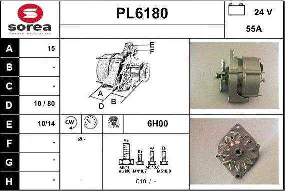 Sera PL6180 - Генератор vvparts.bg