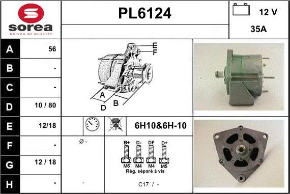 Sera PL6124 - Генератор vvparts.bg