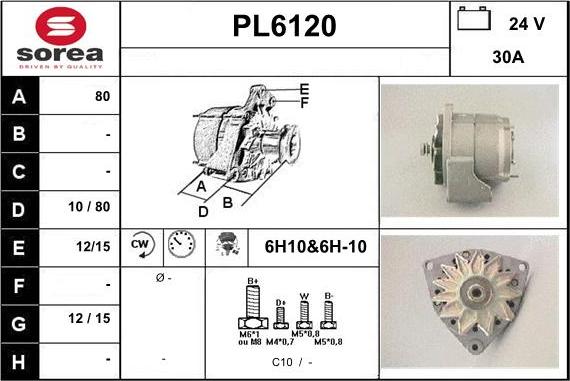 Sera PL6120 - Генератор vvparts.bg