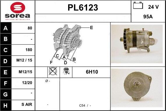 Sera PL6123 - Генератор vvparts.bg