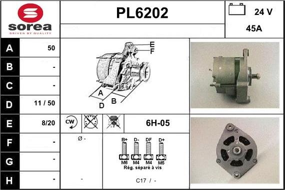 Sera PL6202 - Генератор vvparts.bg