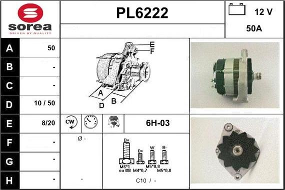 Sera PL6222 - Генератор vvparts.bg