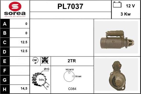 Sera PL7037 - Стартер vvparts.bg