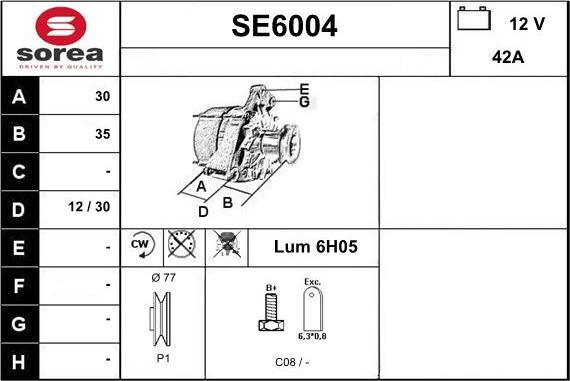 Sera SE6004 - Генератор vvparts.bg