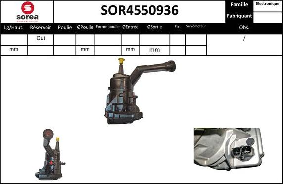 Sera SOR4550936 - Хидравлична помпа, кормилно управление vvparts.bg