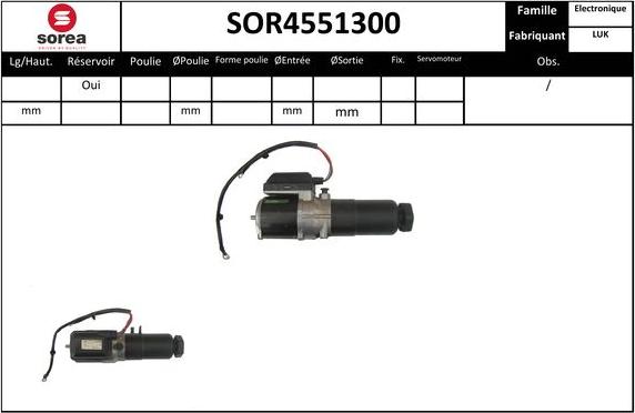 Sera SOR4551300 - Хидравлична помпа, кормилно управление vvparts.bg