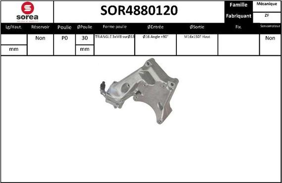 Sera SOR4880120 - Хидравлична помпа, кормилно управление vvparts.bg