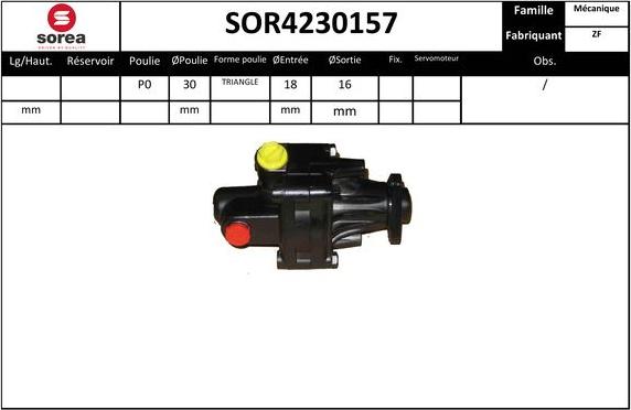 Sera SOR4230157 - Хидравлична помпа, кормилно управление vvparts.bg