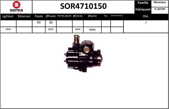 Sera SOR4710150 - Хидравлична помпа, кормилно управление vvparts.bg