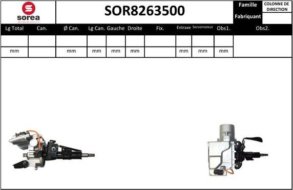 Sera SOR8263500 - Кормилна колона vvparts.bg