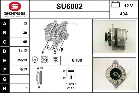 Sera SU6002 - Генератор vvparts.bg