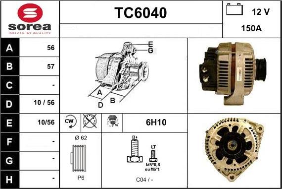 Sera TC6040 - Генератор vvparts.bg