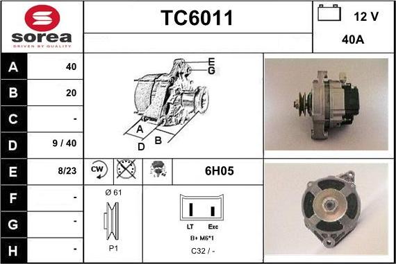 Sera TC6011 - Генератор vvparts.bg