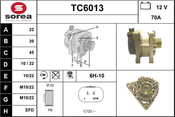 Sera TC6013 - Генератор vvparts.bg